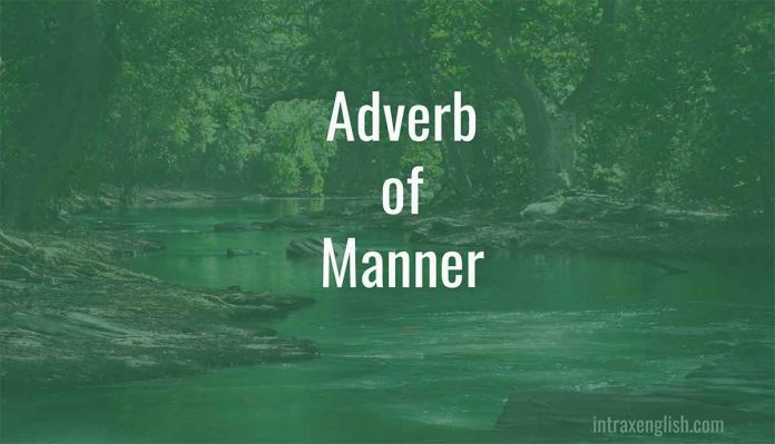 adverb of manner